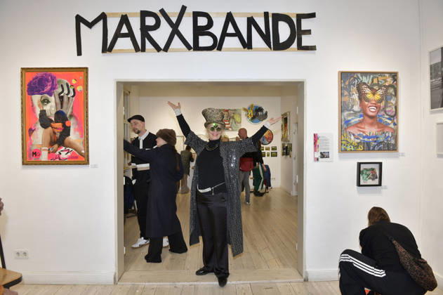 Arts, Vernissage der 4. Pop-up-Ausstellung der M.A.R.X.-Bande in der Galerie GlogauAIR in Berlin