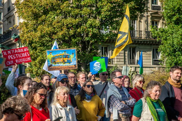 France: Environmental activists demonstrate in Paris against the EU pesticide regulation