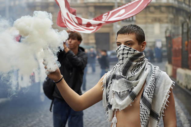 Italy, pro-Palestinian demonstration in Naples