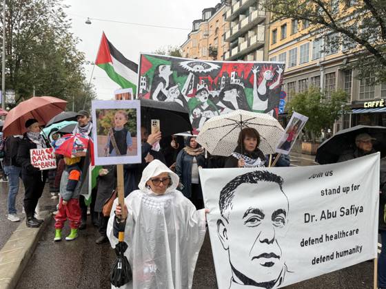 Sweden, pro-Palestinian demonstration in Stockholm