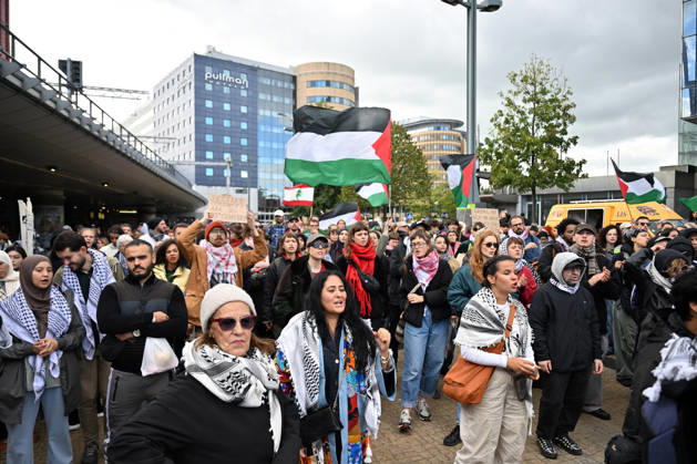 Belgium, pro-Palestinian demonstration in Brussels
