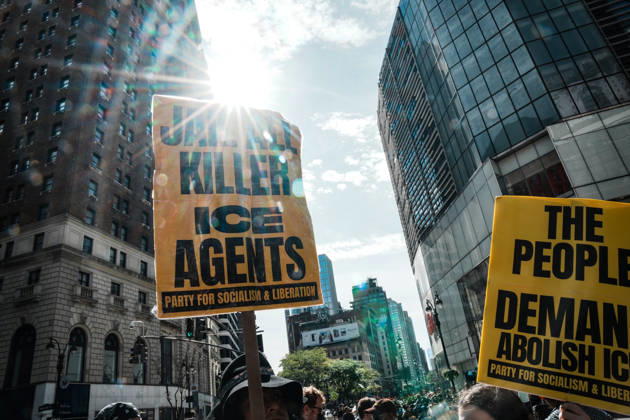 USA: Protests against ICE in New York