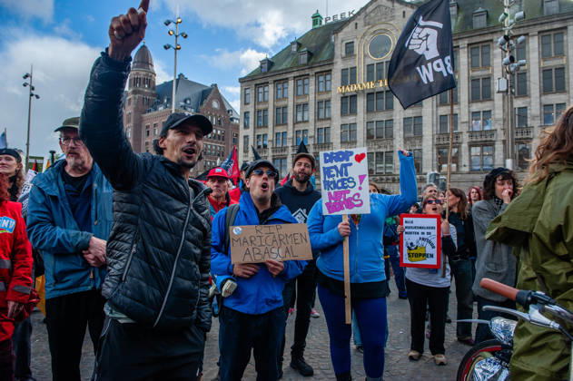 The Netherlands: Protest against high rents in Amsterdam