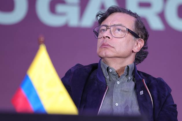 Mexico: Gustavo Petro at a book launch at the Zócalo Book Fair in Mexico City