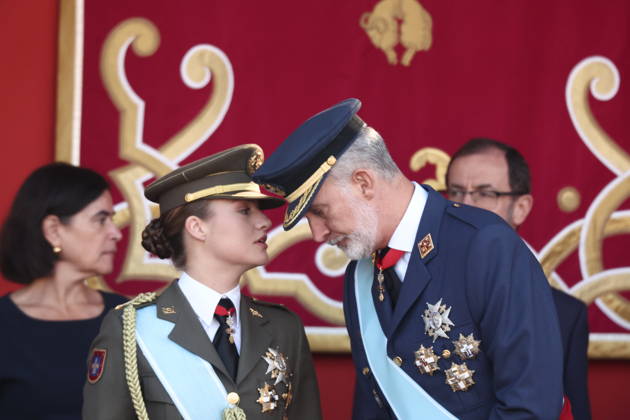 Royals, Felipe VI. und Letizia beim Nationalfeiertag in Madrid