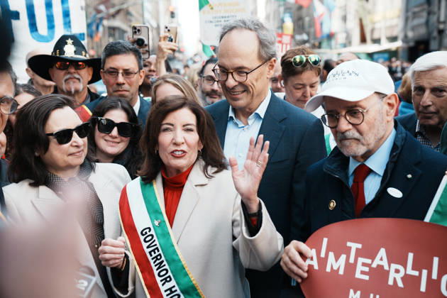 USA, Columbus Day Parade in New York