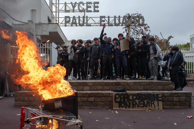 Schülerproteste in Frankreich