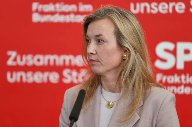 Berlin, SPD press conference following the parliamentary group meeting