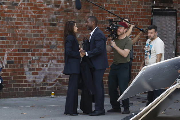 Film, Dreharbeiten am Set von Tulsa King in New York