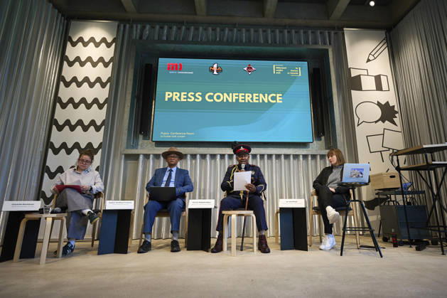Berlin, Pressekonferenz Anerkennung & Reparationen der deutschen Völkermorde im heutigen Namibia