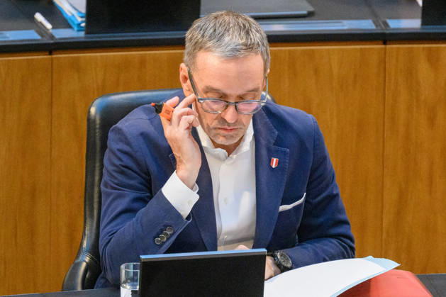 Österreich, Sitzung des Nationalrats in Wien
