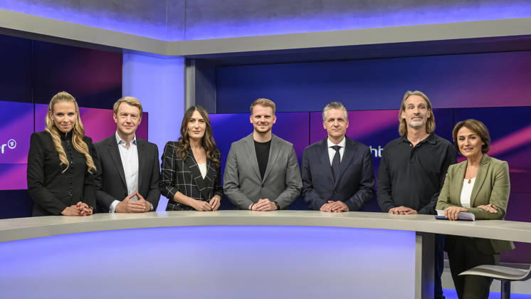 TV, ARD-Talkshow maischberger in Berlin
