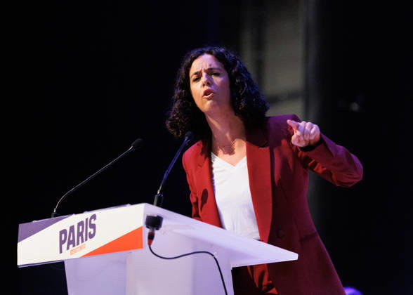 Frankreich, La France Insoumise Wahlkampf in Paris