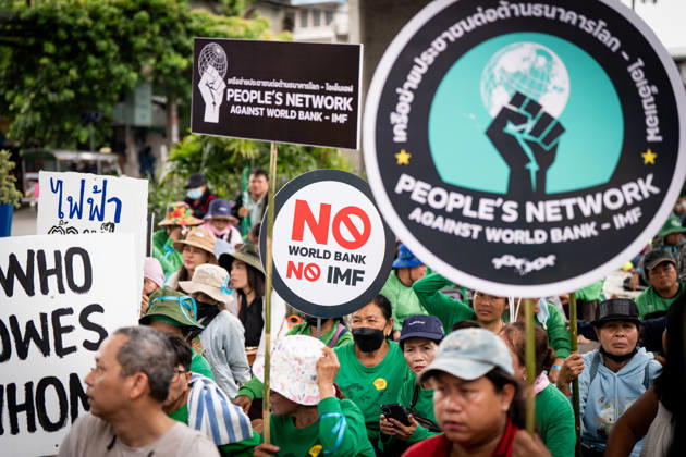Bangkok, Proteste gegen den IWF und die Weltbank