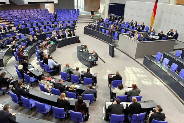 Berlin, Plenarsitzung im Bundestag
