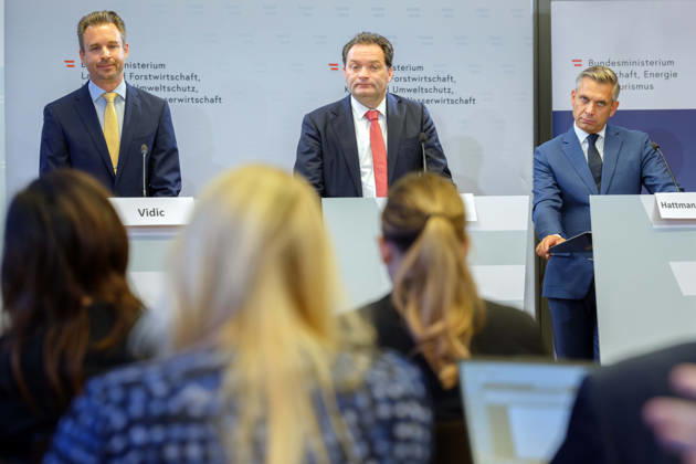 Österreich, Pressegespräch zur Sanierungsoffensive 2027 in Wien