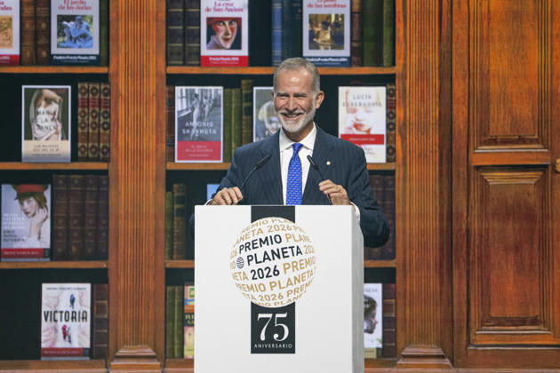 Royals: King Felipe and Queen Letizia at the Planeta Novel Awards ceremony in Barcelona