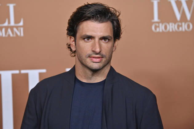 Celebrity, Carlos Sainz bei Photocall von Giorgio Armani in Madrid
