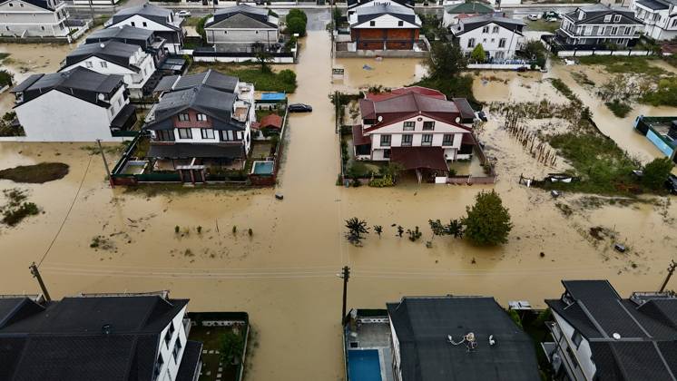 Turkey, flooding in Sakarya