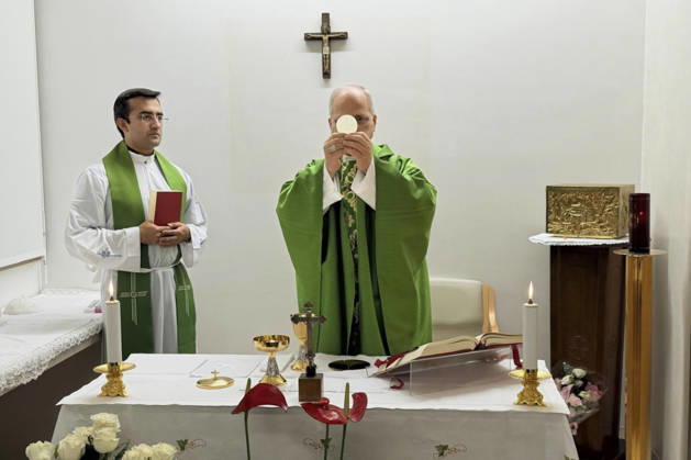 Italy: Pope Leo XIV celebrates Mass at the Gemelli University Hospital in Rome