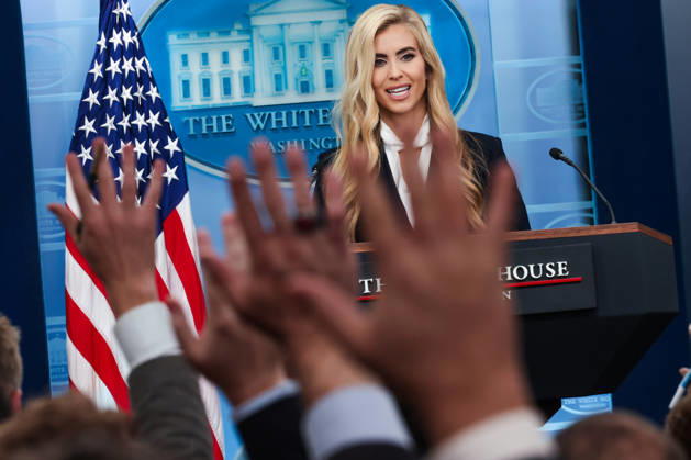 USA: White House press secretary Katie Zacharia sacked after just a few days in the job; archive footage