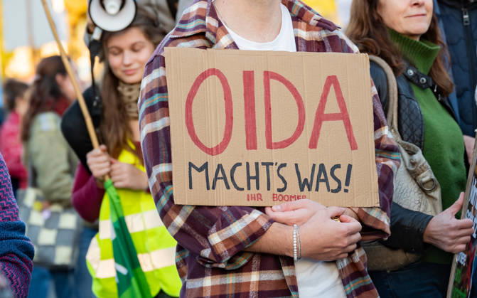 Austria, climate strike in Vienna