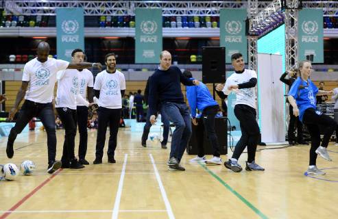 Prince William visits City for Peace program in London