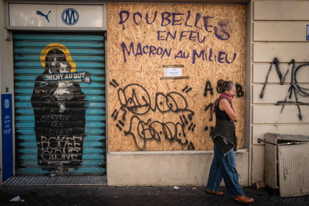 Landesweiter Protesttag in Frankreich, Eindrücke aus Marseille