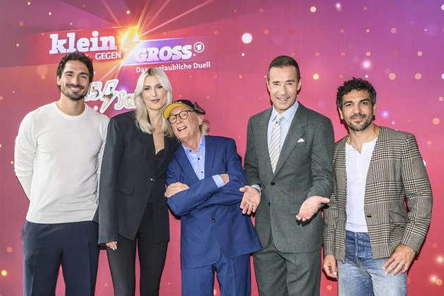 TV, ARD programme *Klein gegen Groß*, 15th-anniversary special