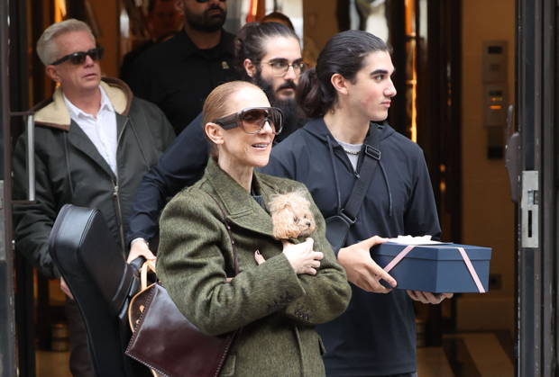 Celebrities, Celine Dion in Paris