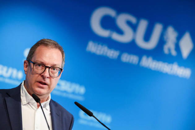 Bavaria, press conference following the CSU Executive Committee meeting