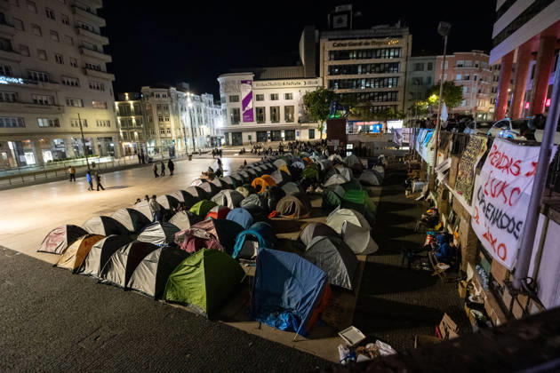 Portugal: Protest camp against the housing crisis in Porto