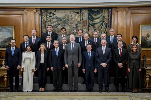 Royals: King Felipe of Spain welcomes a delegation of Ibero-American mayors to Madrid
