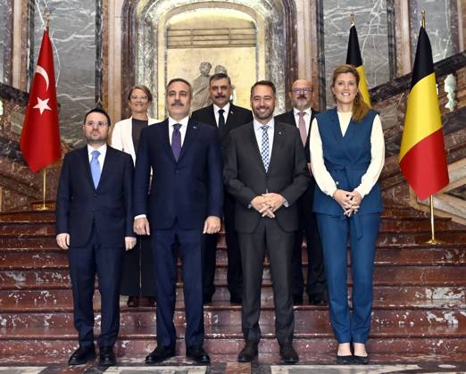 Belgien, Ministertreffen der Türkei und Belgien in Brüssel