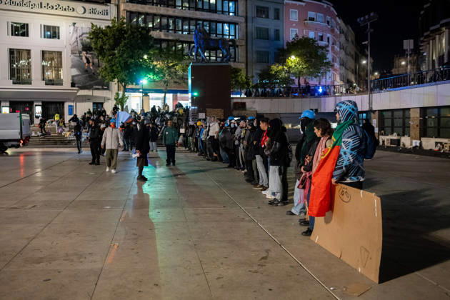 Portugal, Protestcamp gegen Wohnungsnot in Porto