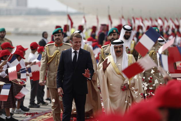 Bahrain, Emmanuel Macron zu Gesprächen in Manamah