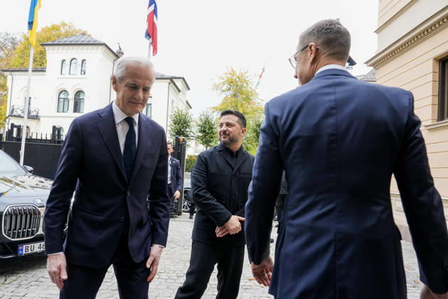 Norwegen, Wolodymr Selenskij bei Krisentreffen zwischen USA und der Ukraine in Oslo