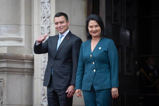 Peru: Daniel Noboa welcomes Keiko Fujimori to Lima