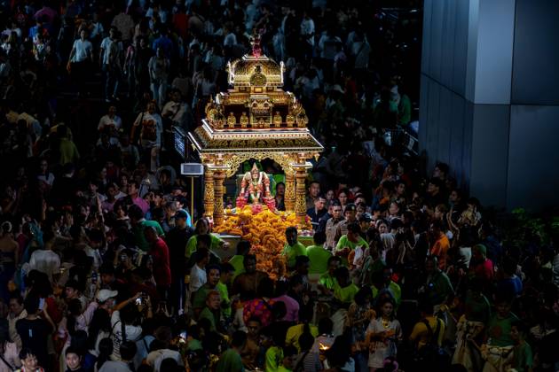 Thailand, Hindu Navaratri festival in Bangkok