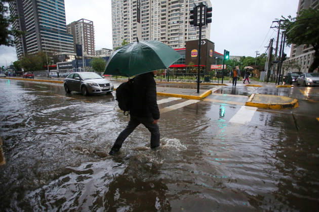 Chile, flooding in Santiago