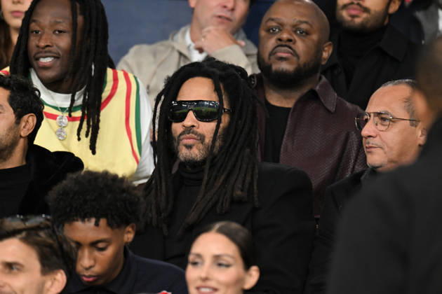 Celebrity, Prominente Gäste beim CL-Spiel Paris St. Germain - FC Barcelona