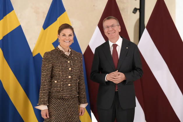 Royals: Crown Princess Victoria of Sweden visits Riga