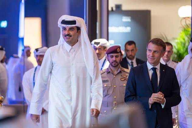 Qatar, visit by Emmanuel Macron