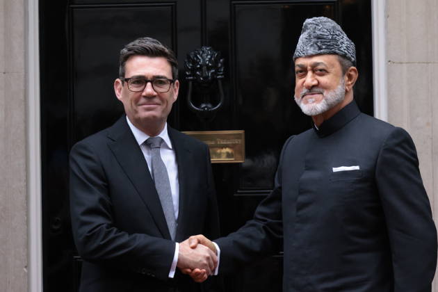 United Kingdom: Andy Burnham meets Sultan Haitham bin Tariq of Oman in London