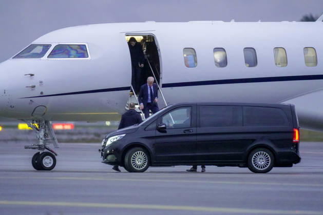Norway: Jonas Gahr Store arrives at a crisis meeting between the US and Ukraine in Oslo