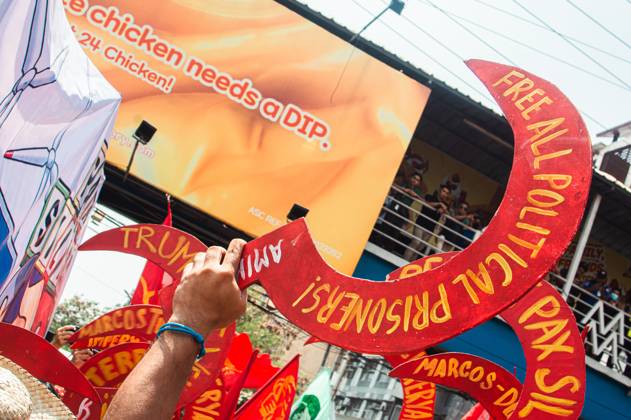 The Philippines, Peasants’ Day demonstration in Manila