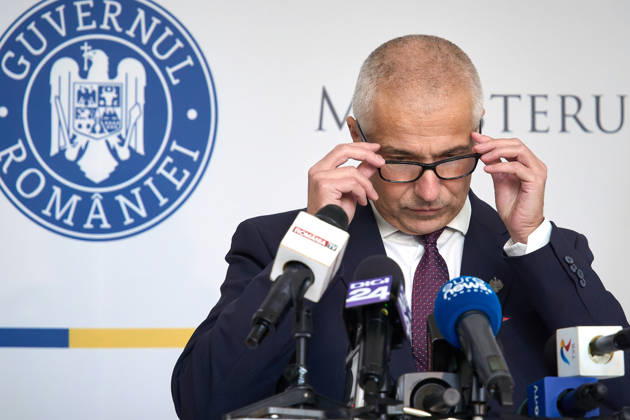Romania, Radu Marinescu press conference in Bucharest
