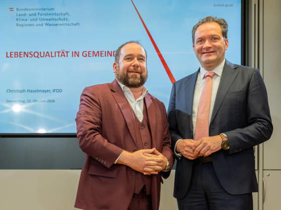 Wien, Präsentation im BMLUK mit Norbert Totschnig