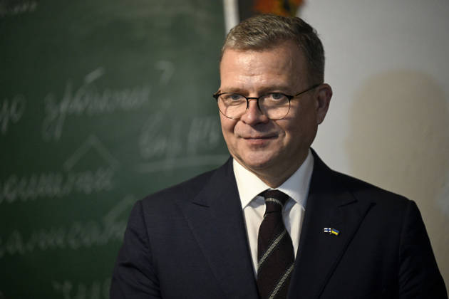 Ukraine, Finnischer Premierminister Petteri Orpo besucht Kyjiw