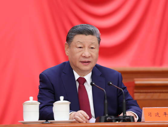 Peking, Xi Jinping hält Rede zum 90. Jahrestag des Langen Marsches